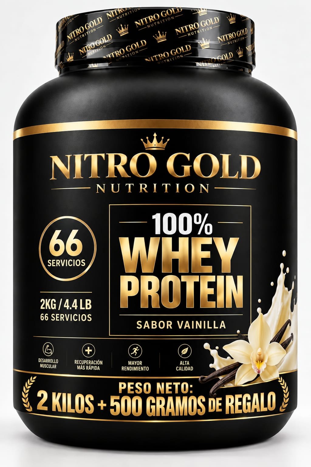 NITRO GOLD Men 40+ - 2.5KG (2KG + 500g EXTRA GRATIS) - Chocolate